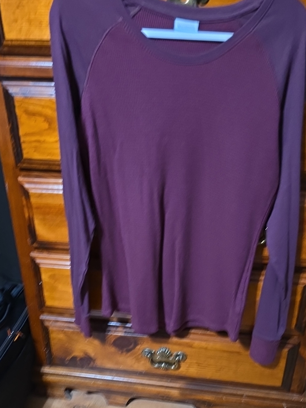 Columbia Long-Sleeve Crewneck Top - Plum